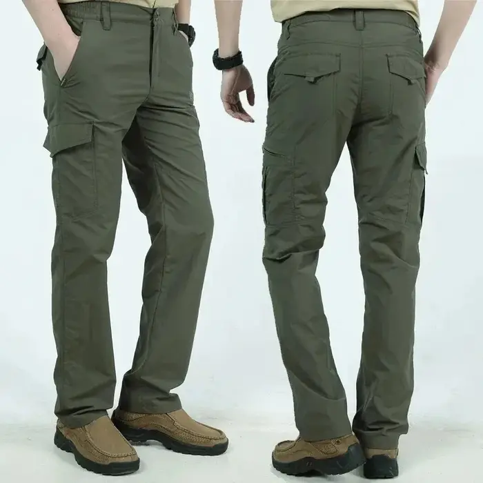 Pantalon décontracté mode urbain homme militaire tactique multi-poches sport travail ville commuting