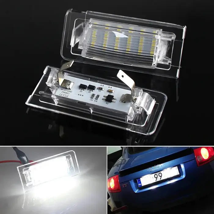 Lampe de plaque de planificateur de numéro LED Canbus, remplacement de la lampe OEM, 8N0943021A, 8N0