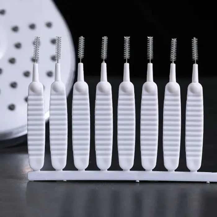 HOShower-Pommeau brosse de lavage anti-encrassement pour livres de téléphone, micro brosse en nylon 