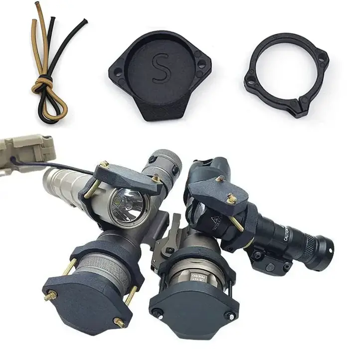 Protection de lampe tactique M300 M600 - Capot de protection pour flashlight de chasse Modlite Scout