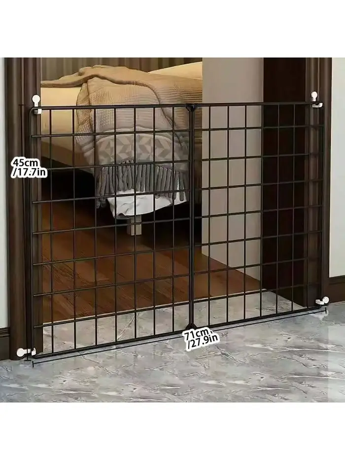 Clôture pour animaux de compagnie, balustrade en fer, balcon, porte d'isolation intérieure pour chie