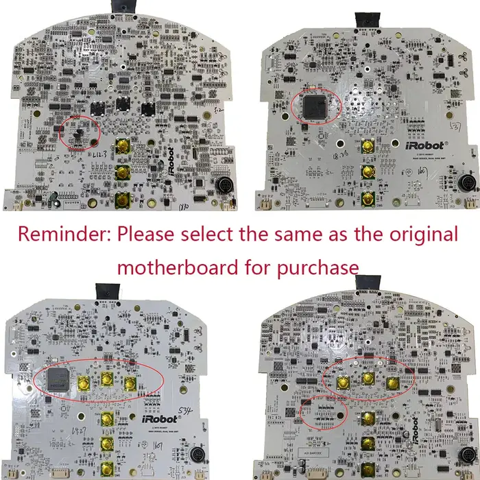 Carte mère de remplacement pour aspirateur iRobot Roomba série 500 600, circuit imprimé avec fonctio