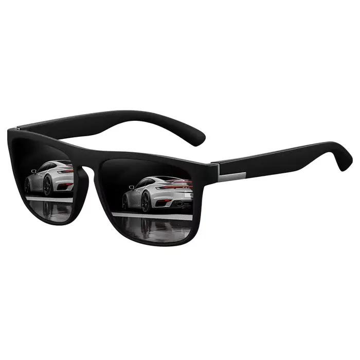 Lunettes de soleil polarisées Vintage carrées pour hommes et femmes