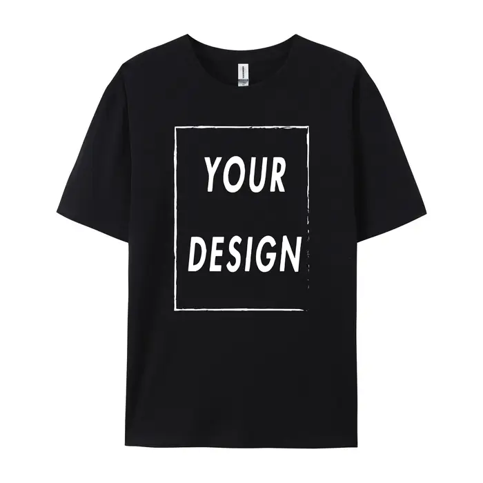 180g personnalisé femmes hommes personnalisé imprimé 100% coton à manches courtes votre Logo Photo m