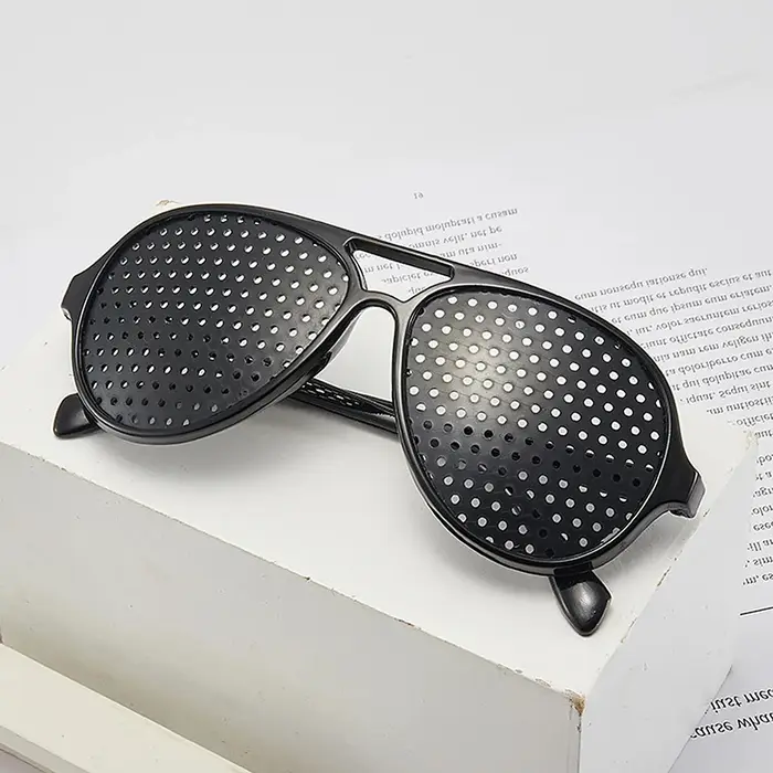 Lunettes correctrices sténopéiques anti-fatigue pour amélioration visuelle - Protection oculaire quotidienne