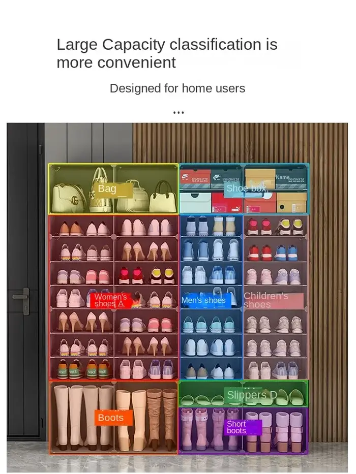 Meuble de Rangement pour Chaussures T1, Moderne et Simple, Meuble de Couloir de Maison, Armoire Lumi