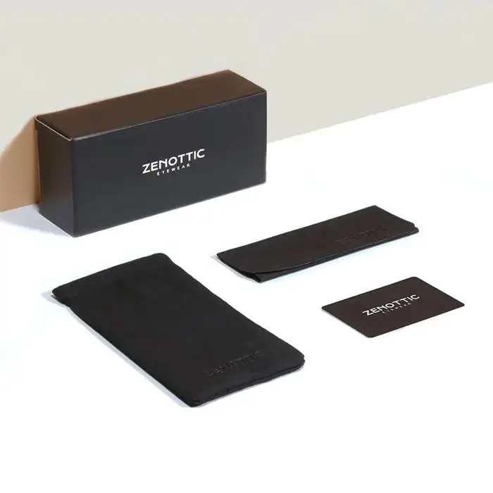 ZENOTTIC unisexe ultraléger acétate lunettes rondes Anti lumière bleue bloquant les lunettes d'ordin