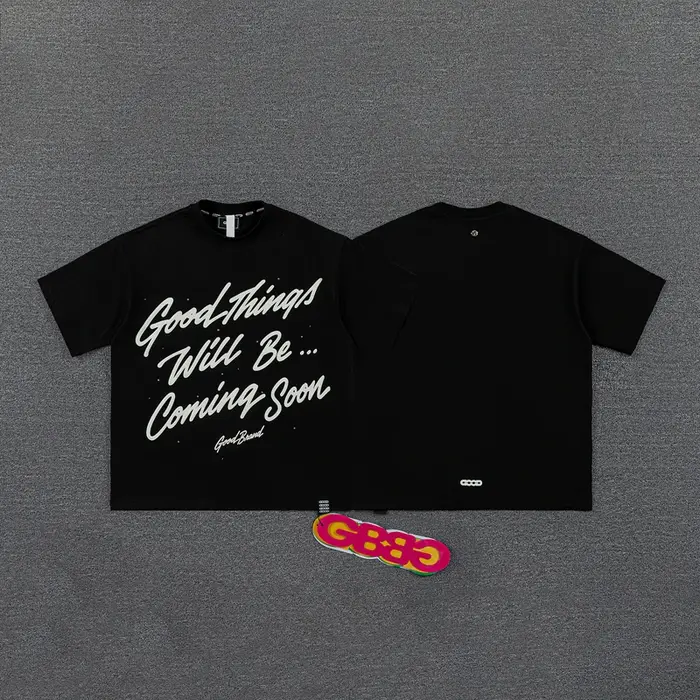T-shirt à manches courtes de haute qualité GOODBRAND, style américain, tendance streetwear, hip-hop,