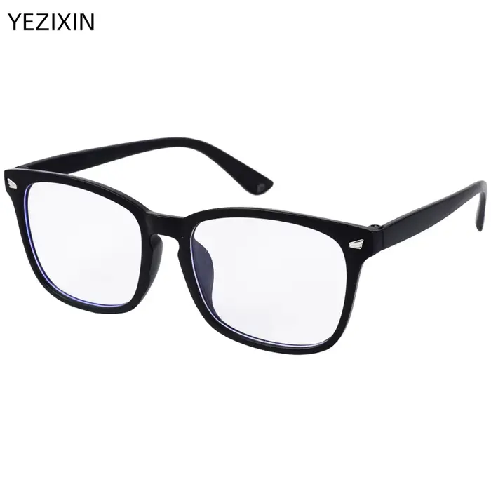 Lunettes bloquant la lumière bleue, lunettes Nerd carrées, cadre anti-rayons bleus, lunettes de jeu 