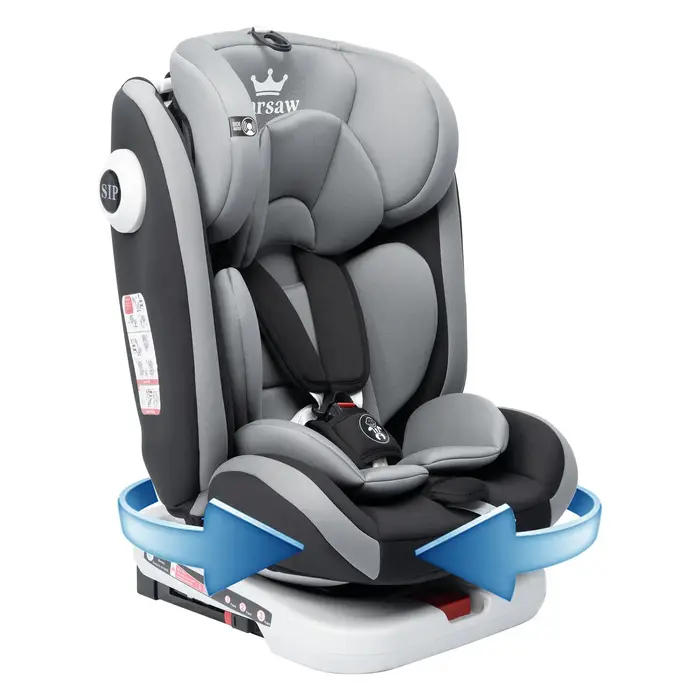 AP01 KL005 Siège enfant 360 °   Siège auto bébé rotatif ISOFIX, ECE R44/04,9-36 kg/0-12 ans, ceintur
