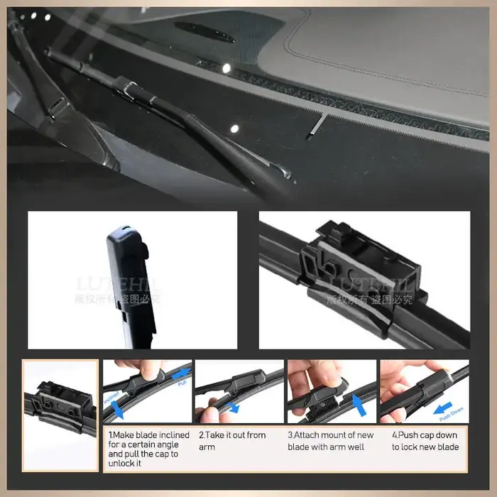 Balais d'essuie-glace avant pour Mercedes Benz classe E W213 S213 2016-2023 2017 2018 2019, pare-bri