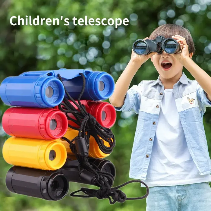 Jumelles enfants portables pliables observation extérieure - Haute résolution pliable pour jeunes explorateurs