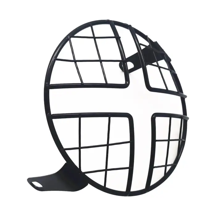 6.5 "moto phare maille gril garde avant lampe maille Grille couverture protecteur pour café Racer Cr