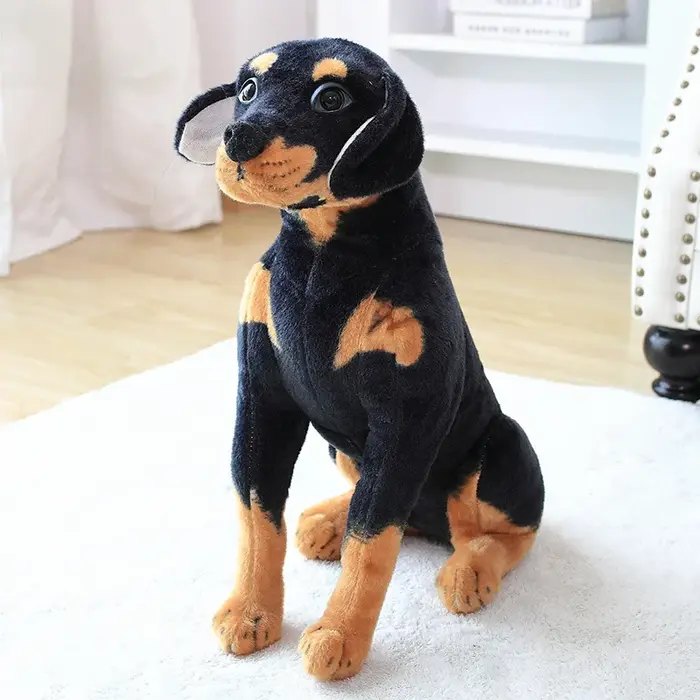 Énorme girafe sur pied chien chat cheval Sika cerf tigre jouets mignon Animal doux Simulation poupée
