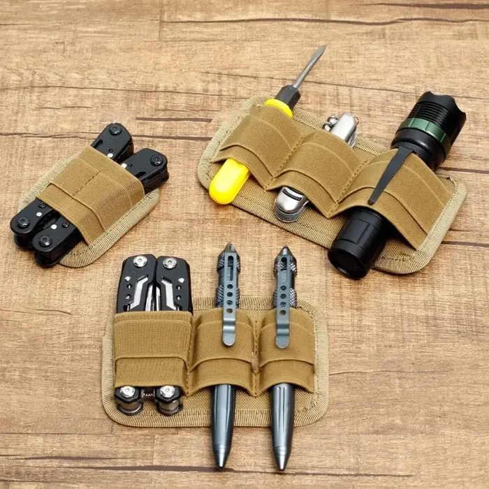 Organisateur modulaire intérieur pour gilet tactique, panneau de rangement EDC chasse