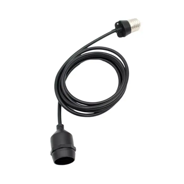 Base de lampe E27 vers support de lampe étanche E27, douille à vis avec rallonge pour éclairage exté