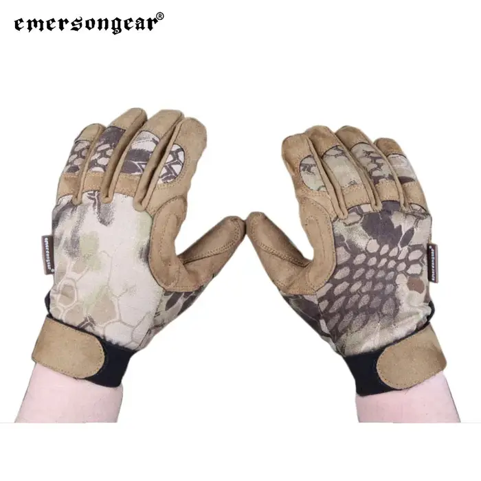 Gants de combat full finger Emersongear EM8722 pour chasse et airsoft - Protection professionnelle des mains
