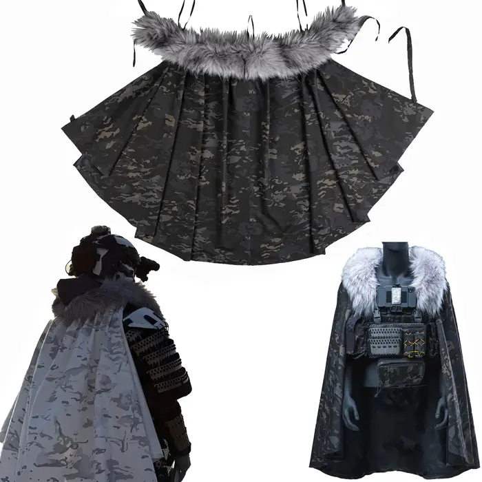 Gilet de chasse extérieur avec cape intégrée compatible Molle