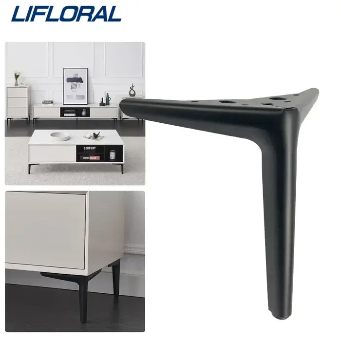 4 pièces/ensemble pieds de meubles pour meuble TV canapé Table basse armoire de salle de bain tiroir