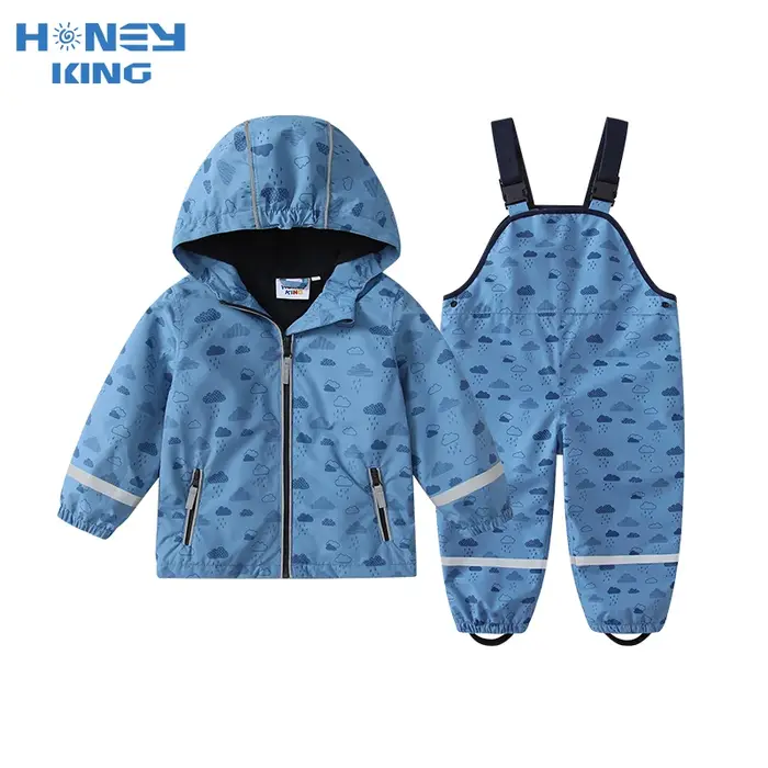 HONEYKING – combinaison imperméable pour garçons, ensemble de vêtements pour enfants, combinaison de