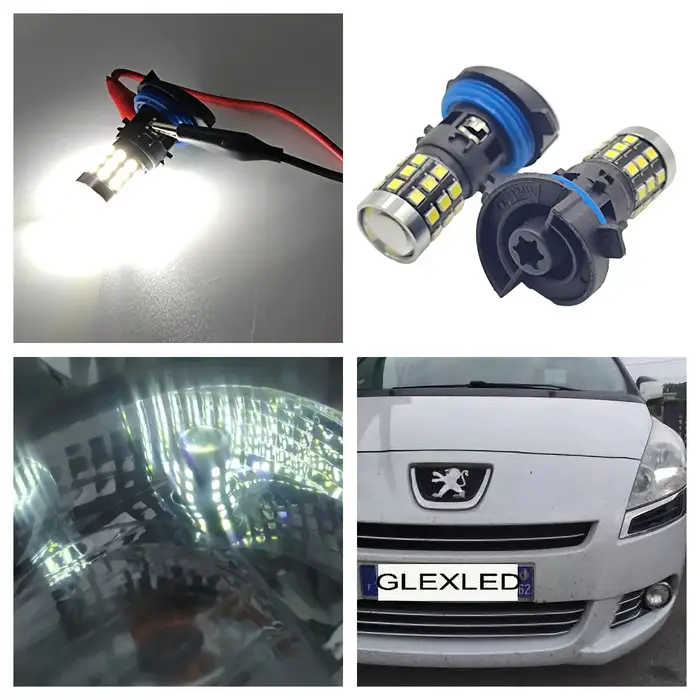 Ampoule Led HP24W, 2 pièces, pour ALFA CITROEN C5 PEUGEOT 5008 DZIENNE CITROEN C5 PEUGEOT 3008 5008