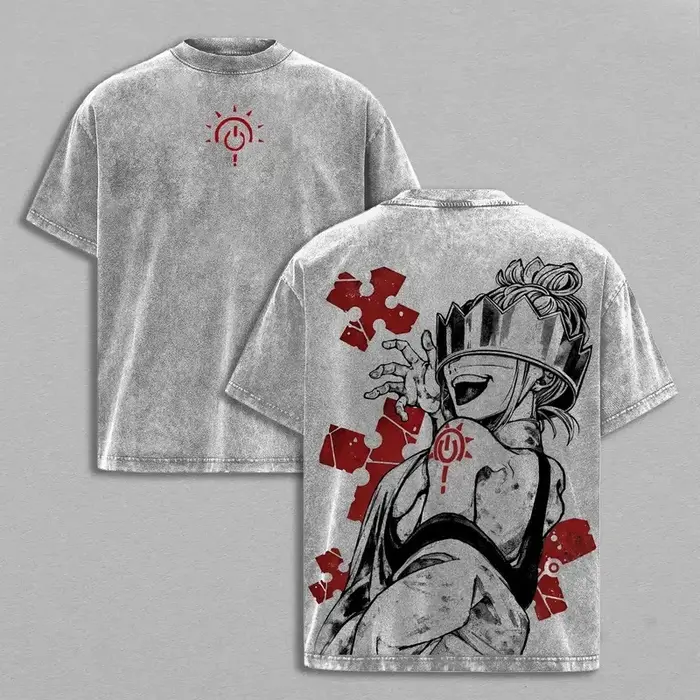 Haumea Fire Force – T-shirt à manches courtes pour hommes et femmes, T-shirt Vintage délavé, décontr