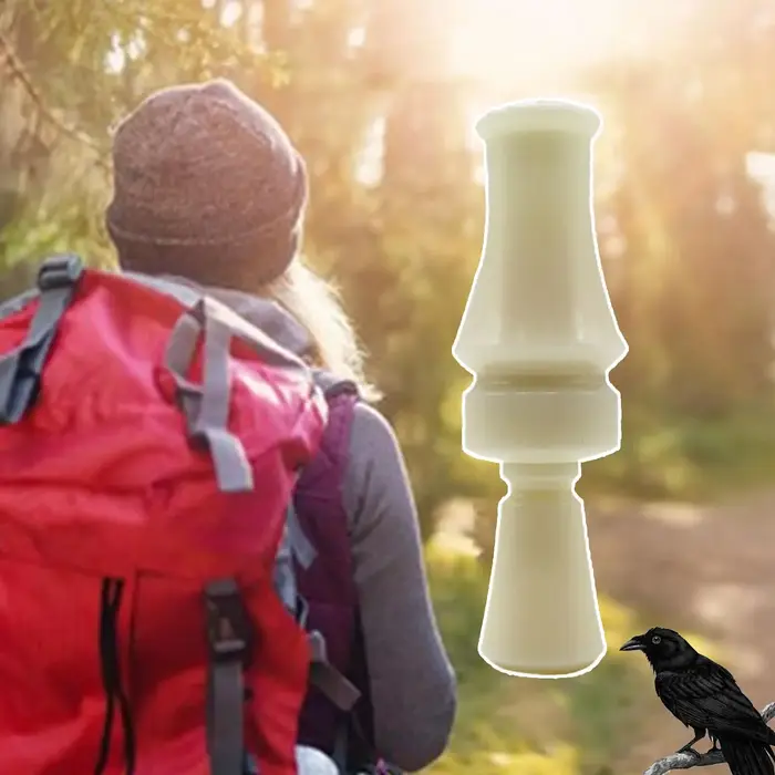 Appelant corbeau manuel chasse - Sifflet portable pour attirer les corvidés avec des sons réalistes