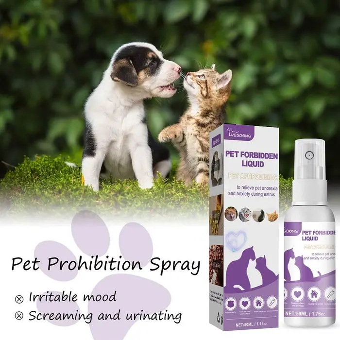 Spray apaisant sûr pour chiens et chats