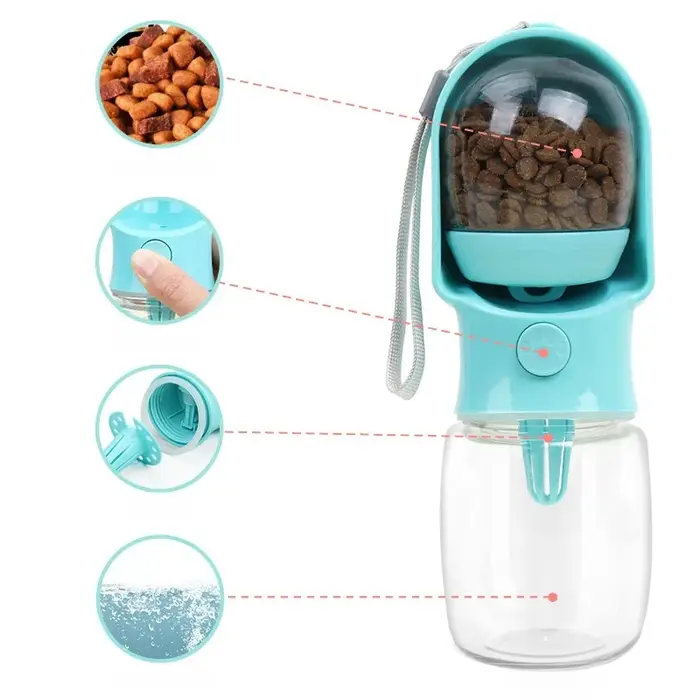 Bouteille d'eau pour chien et chat