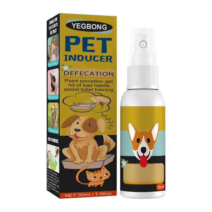 Spray d'entraînement aux toilettes pour chiens et chats formation aux défécations intérieures et extérieures facile à utiliser et efficace
