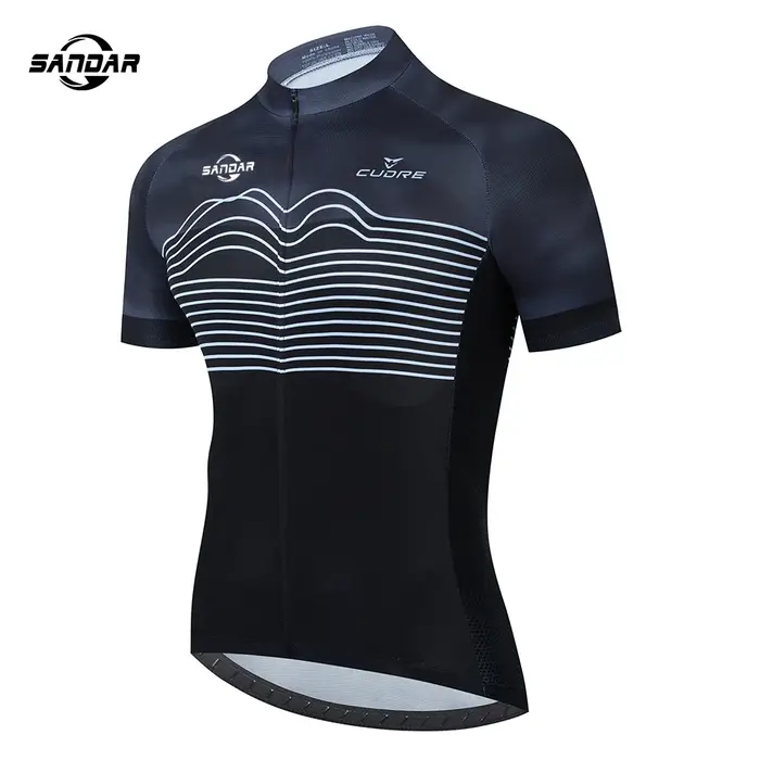 Maillot de vélo éco-responsable pour homme 2026 - Idéal pour le VTT et le cyclisme sur route