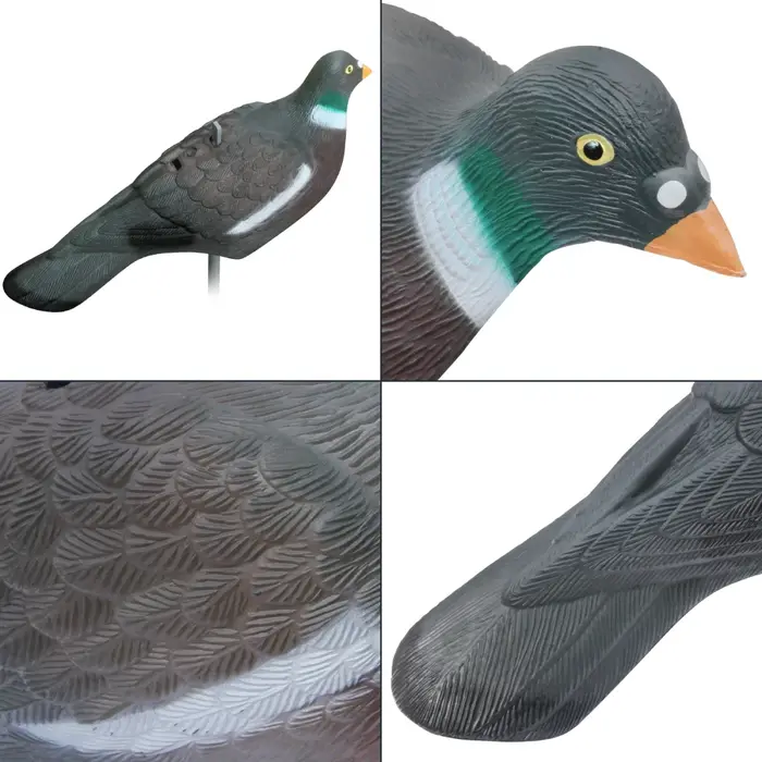 Pigeon leurre de chasse 3D réaliste peint aile blanche pour attirer les pigeons en chasse occasions spéciales fournitures de tir