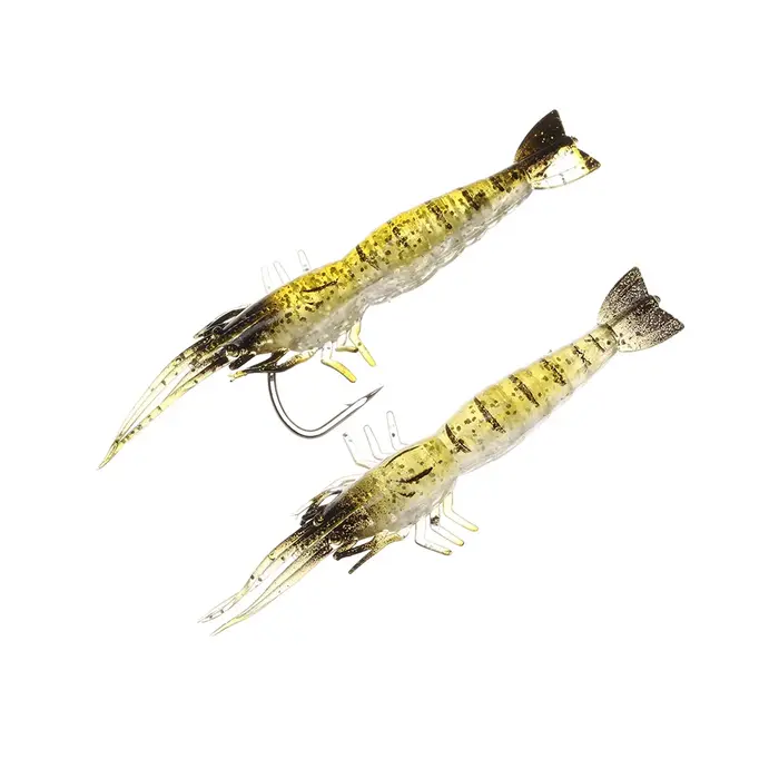 Leurres de pêche en silicone souple, 5 pièces/lot, appâts artificiels à la truite, odeur de poisson,
