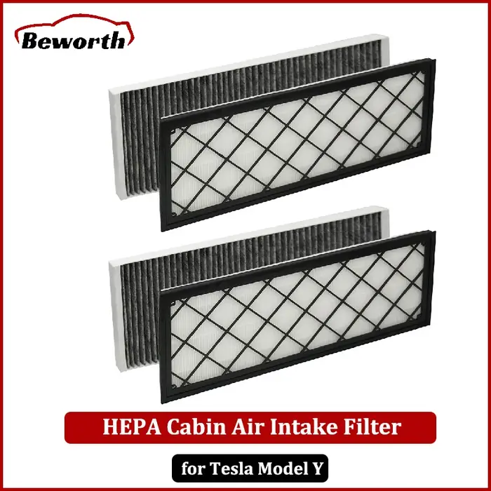 Filtre à Air d'habitacle HEPA pour Tesla modèle Y Juniper 2025 2024, filtre d'admission d'air de rem