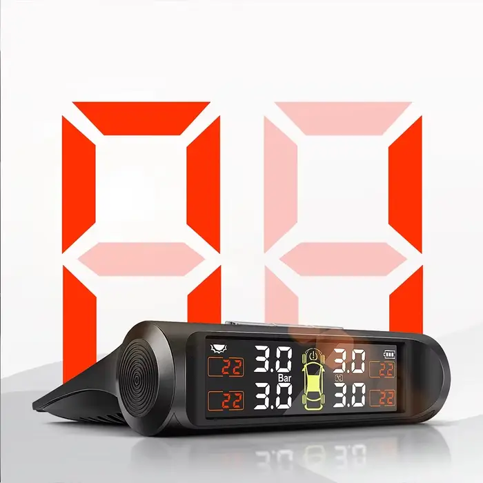 Système de surveillance de la pression des pneus TPMS avec capteurs internes et externes pour quatre roues occasionnels et passionnés de sécurité routière