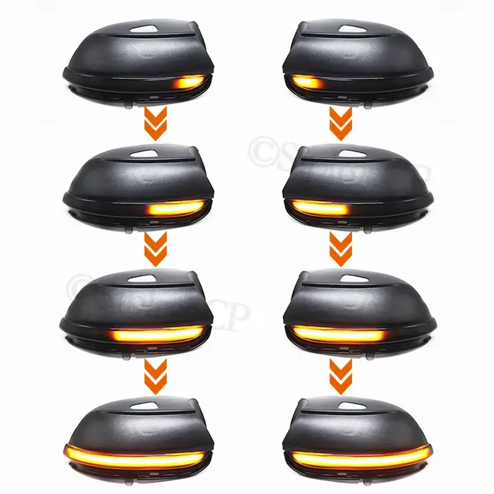 Clignotant ociamique à LED pour Volkswagen VW Passat CC 2008-2016, Indicateur de Rétroviseur Latéral
