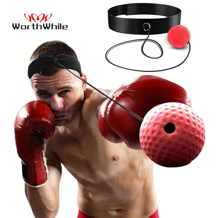 Bande de tête de boxe, coup de pied, réflexe, entraînement de vitesse, Punch Ball Muay Tai MMA, équi