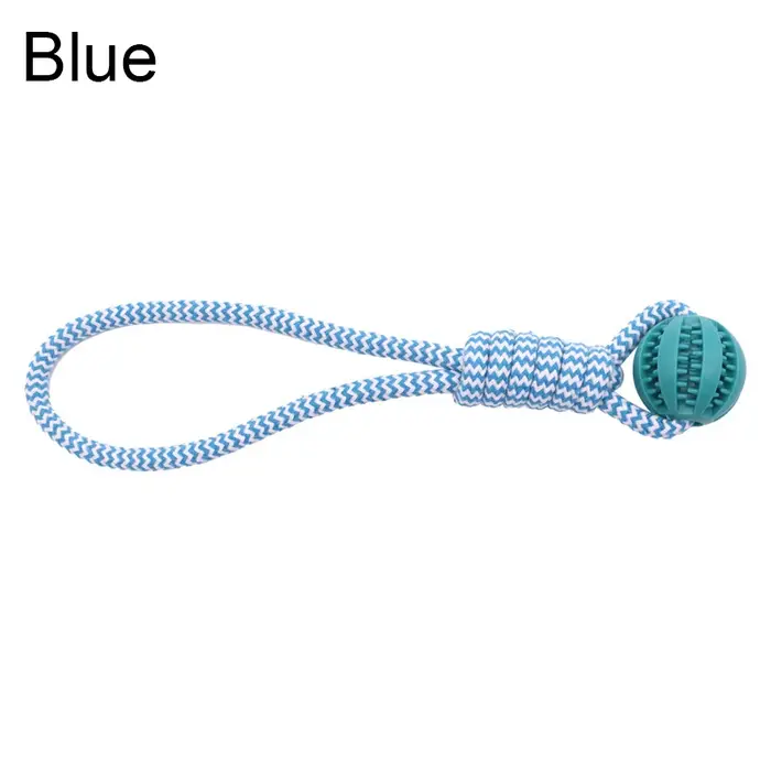 Jouet pour chien, balle distributrice de friandises en corde de coton durable, jouet interactif de n