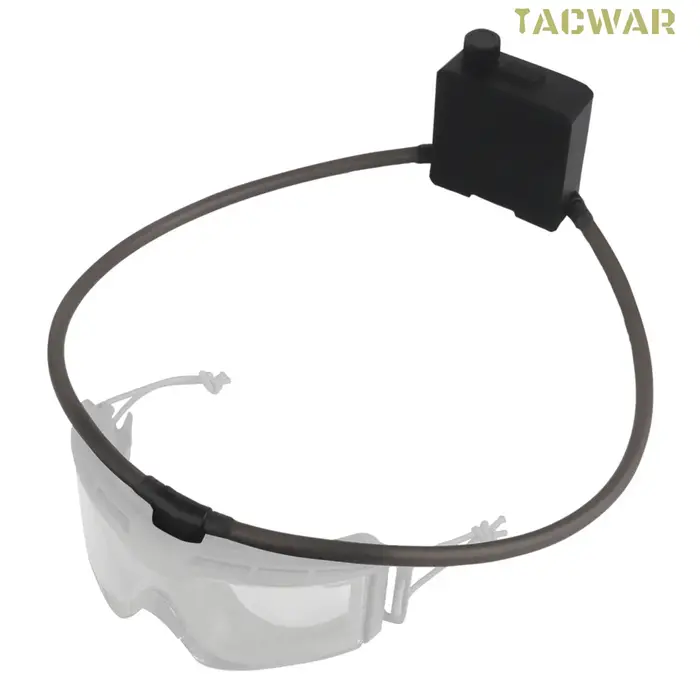 Masque airsoft anti-buée ventilateur sans fil pour casque tactique lunettes sécurité étanches