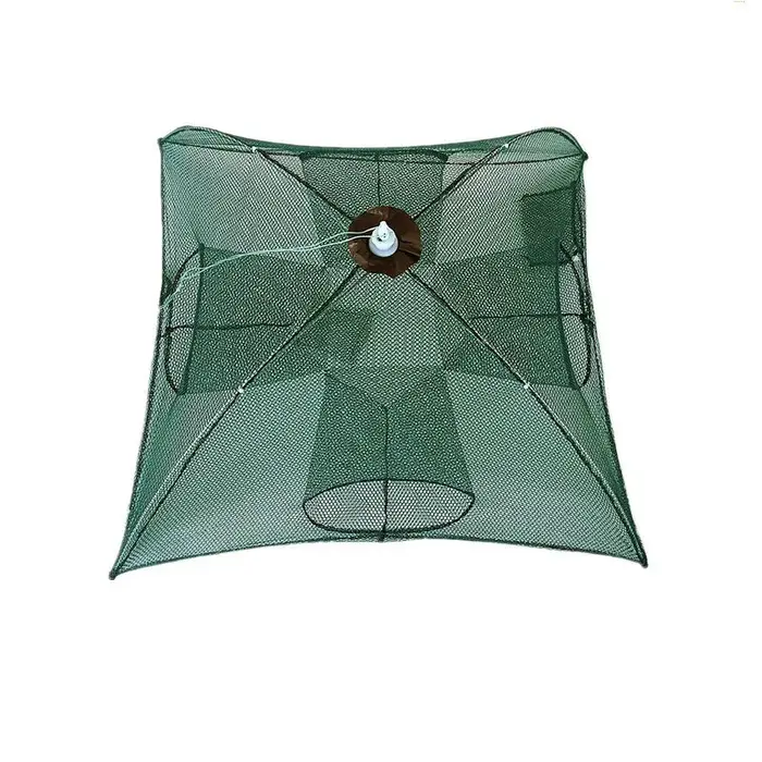 Piège à crevettes de pêche automatique pliable portable à 6/8/16/20 trous, filet de pêche, appâts po