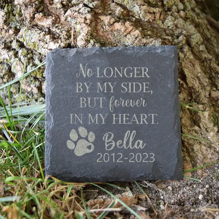 Pierre commémorative de jardin pour chien, cadeau commémoratif pour animaux de compagnie, perte de c