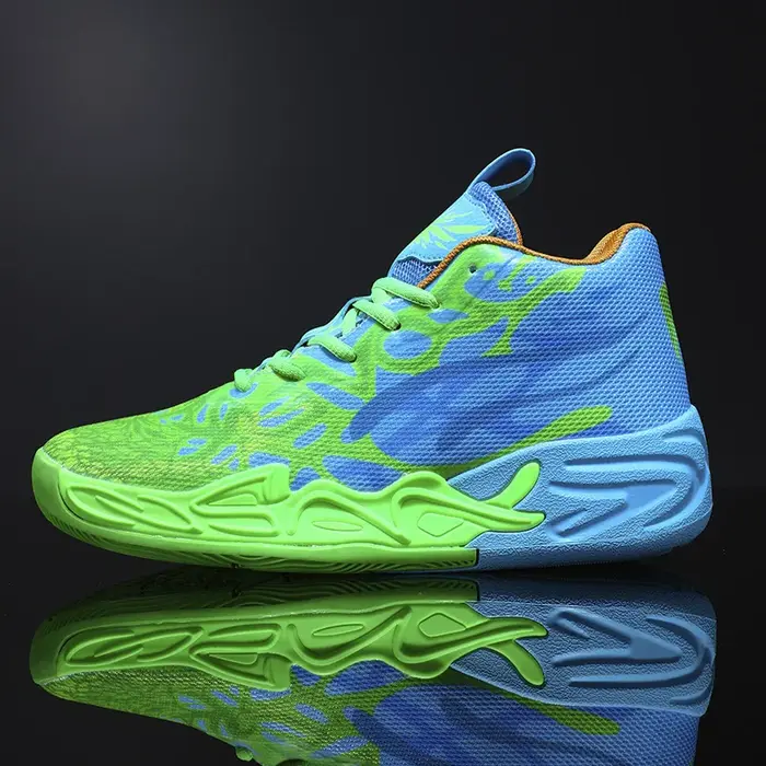 Chaussures de basket-ball pour hommes, baskets montantes souples et légères, antidérapantes, absorba
