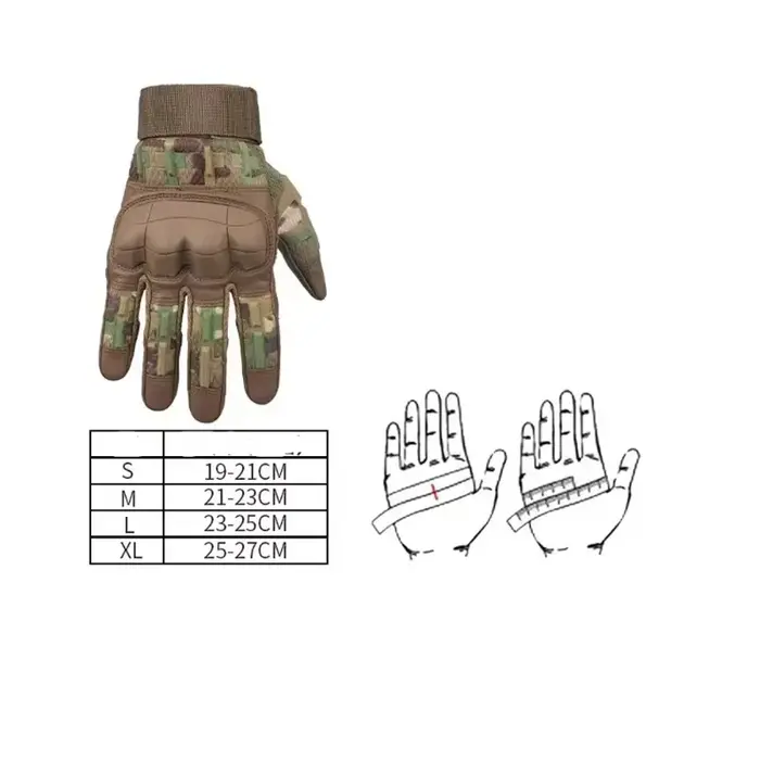 Gants tactiques avec touch design - Chasse, tir sportif et entraînement outdoor tous doigts sensitifs