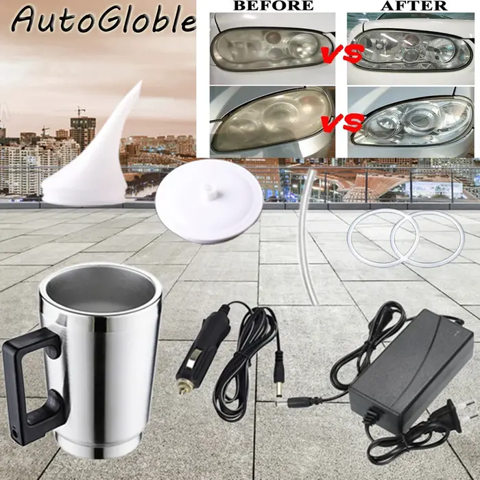 Outil de réparation de voiture Sunshine, gobelet chauffant, liquide de polissage, polymère, lumière 