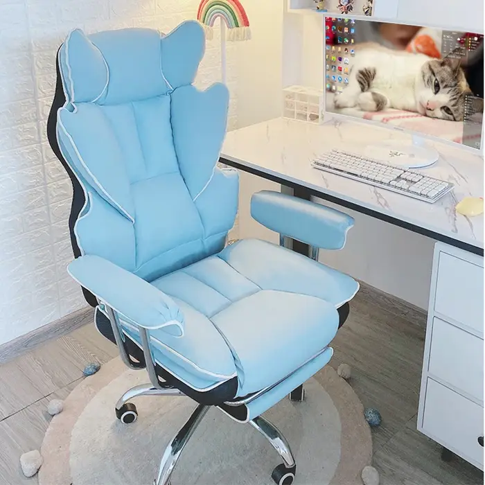 Chaise de Jeu Ergonomique Confortable, Canapé d'Ordinateur, pour Joueur en Direct, Bureau, Nouvelle 