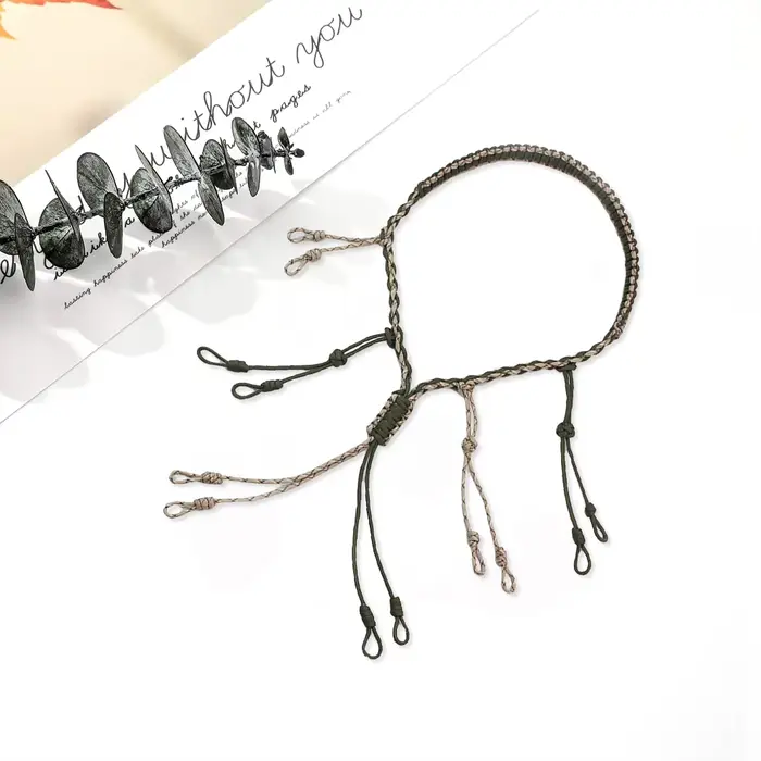 Cordon lanyard pour sifflet appel canard chasse outdoor décoy corde chasseur oiseaux sauvages