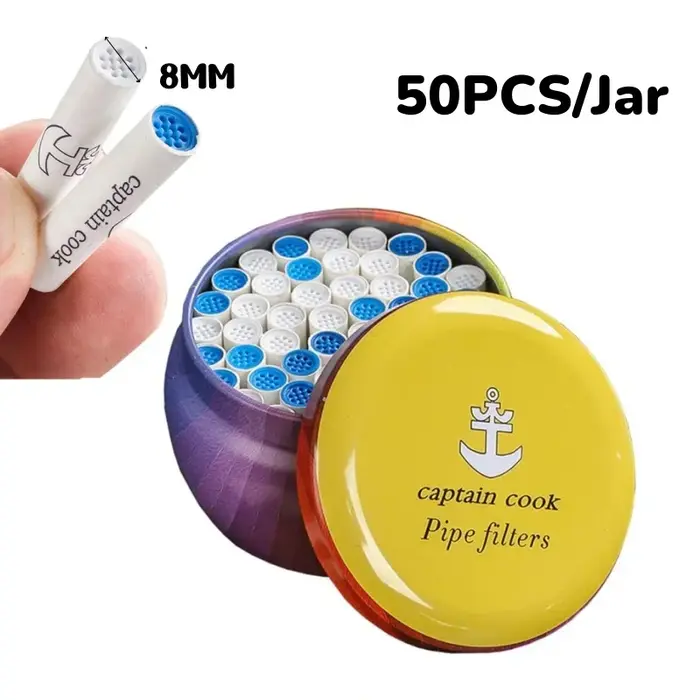 Filtre à charbon actif pour cigarettes de calibre 6MM/8MM, filtres pour tuyaux de fumée à sec, céram