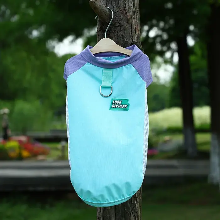 Veste de protection UV pour chiens et chats, tissu en soie glacée, protection solaire, maille respir
