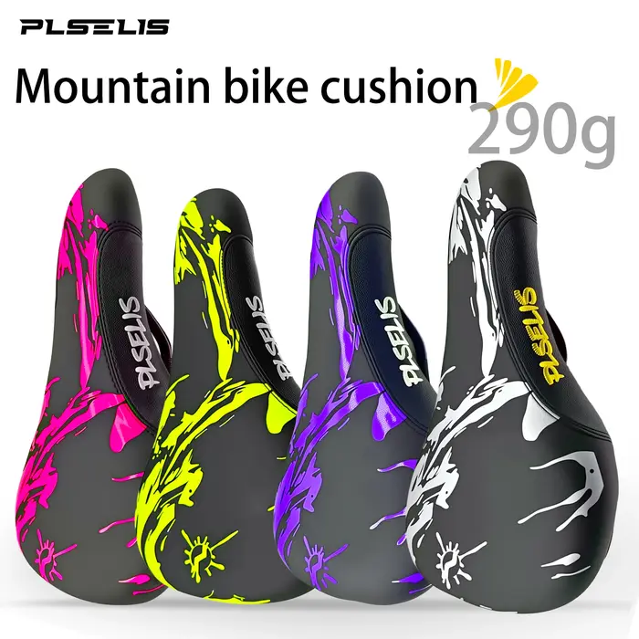PLSELIS Selle de VTT de haute qualité : dessus en cuir PU
