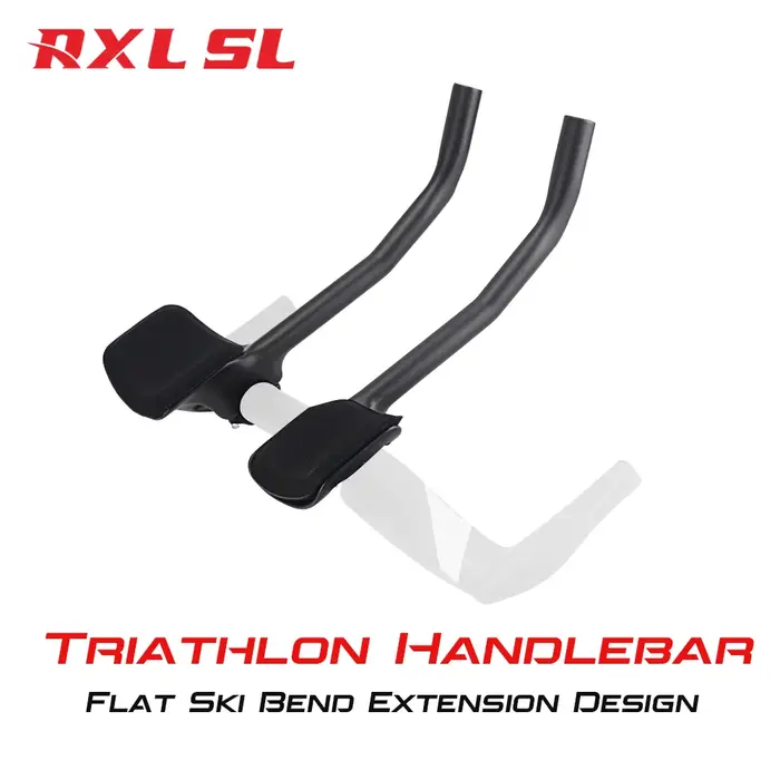 Barre de repos de vélo en carbone RXL SL 31,8 mm 30 ° /40 ° /50 °   Clip de guidon de triathlon sur 